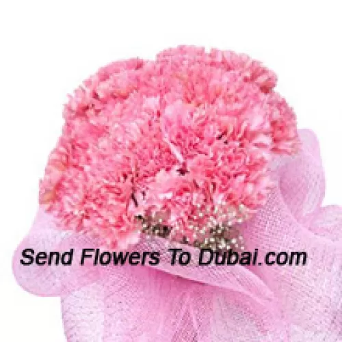 <b>Product Description</b><br><br>A Beautiful Bunch Of 24 Pink Carnations With Seasonal Fillers<br><br><b>Delivery Information</b><br><br>* The design and packaging of the product can always vary and is subject to the availability of flowers and other products available at the time of delivery.<br><br>* The "Time selected is treated as a preference/request and is not a fixed time for delivery". We only guarantee delivery on a "Specified Date" and not within a specified "Time Frame".
