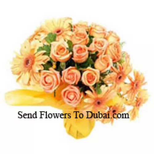 <b>Product Description</b><br><br>12 Orange Roses And 8 Orange Gerberas In A Vase<br><br><b>Delivery Information</b><br><br>* The design and packaging of the product can always vary and is subject to the availability of flowers and other products available at the time of delivery.<br><br>* The "Time selected is treated as a preference/request and is not a fixed time for delivery". We only guarantee delivery on a "Specified Date" and not within a specified "Time Frame".
