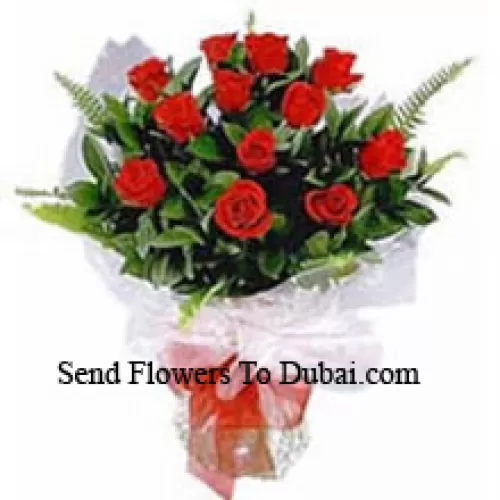 <b>Product Description</b><br><br>Bunch Of 12 Red Roses<br><br><b>Delivery Information</b><br><br>* The design and packaging of the product can always vary and is subject to the availability of flowers and other products available at the time of delivery.<br><br>* The "Time selected is treated as a preference/request and is not a fixed time for delivery". We only guarantee delivery on a "Specified Date" and not within a specified "Time Frame".