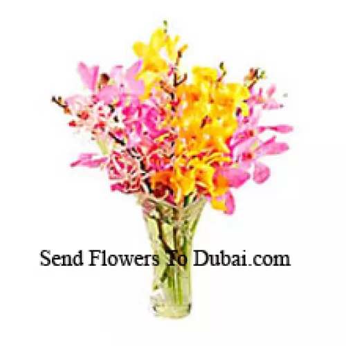 <b>Product Description</b><br><br>Mixed Colored Orchids In A Vase<br><br><b>Delivery Information</b><br><br>* The design and packaging of the product can always vary and is subject to the availability of flowers and other products available at the time of delivery.<br><br>* The "Time selected is treated as a preference/request and is not a fixed time for delivery". We only guarantee delivery on a "Specified Date" and not within a specified "Time Frame".