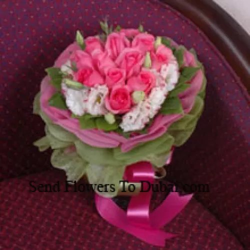 <b>Product Description</b><br><br>Bunch Of 12 Pink Roses<br><br><b>Delivery Information</b><br><br>* The design and packaging of the product can always vary and is subject to the availability of flowers and other products available at the time of delivery.<br><br>* The "Time selected is treated as a preference/request and is not a fixed time for delivery". We only guarantee delivery on a "Specified Date" and not within a specified "Time Frame".