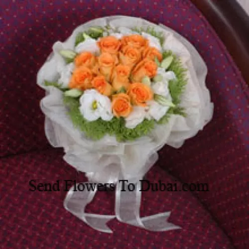 <b>Product Description</b><br><br>Bunch Of 12 Orange Roses<br><br><b>Delivery Information</b><br><br>* The design and packaging of the product can always vary and is subject to the availability of flowers and other products available at the time of delivery.<br><br>* The "Time selected is treated as a preference/request and is not a fixed time for delivery". We only guarantee delivery on a "Specified Date" and not within a specified "Time Frame".