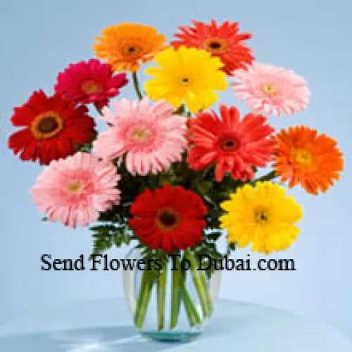 <b>Product Description</b><br><br>12 Mixed Colored Gerberas In A Vase<br><br><b>Delivery Information</b><br><br>* The design and packaging of the product can always vary and is subject to the availability of flowers and other products available at the time of delivery.<br><br>* The "Time selected is treated as a preference/request and is not a fixed time for delivery". We only guarantee delivery on a "Specified Date" and not within a specified "Time Frame".