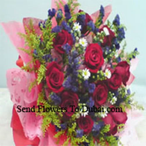 <b>Product Description</b><br><br>Beautifully Wrapped Bunch Of 12 Red Roses<br><br><b>Delivery Information</b><br><br>* The design and packaging of the product can always vary and is subject to the availability of flowers and other products available at the time of delivery.<br><br>* The "Time selected is treated as a preference/request and is not a fixed time for delivery". We only guarantee delivery on a "Specified Date" and not within a specified "Time Frame".