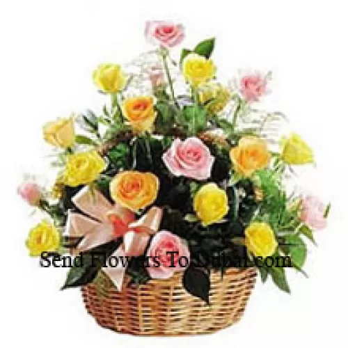 <b>Product Description</b><br><br>A Beautiful Basket Of 24 Mixed Colored Roses<br><br><b>Delivery Information</b><br><br>* The design and packaging of the product can always vary and is subject to the availability of flowers and other products available at the time of delivery.<br><br>* The "Time selected is treated as a preference/request and is not a fixed time for delivery". We only guarantee delivery on a "Specified Date" and not within a specified "Time Frame".