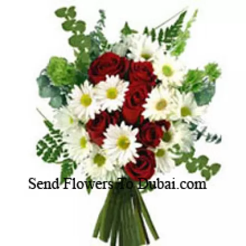<b>Product Description</b><br><br>Bunch Of Roses And Assorted Flowers<br><br><b>Delivery Information</b><br><br>* The design and packaging of the product can always vary and is subject to the availability of flowers and other products available at the time of delivery.<br><br>* The "Time selected is treated as a preference/request and is not a fixed time for delivery". We only guarantee delivery on a "Specified Date" and not within a specified "Time Frame".