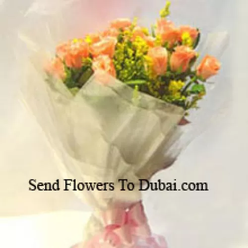 <b>Product Description</b><br><br>Bunch Of 12 Orange Roses With Seasonal Filler<br><br><b>Delivery Information</b><br><br>* The design and packaging of the product can always vary and is subject to the availability of flowers and other products available at the time of delivery.<br><br>* The "Time selected is treated as a preference/request and is not a fixed time for delivery". We only guarantee delivery on a "Specified Date" and not within a specified "Time Frame".