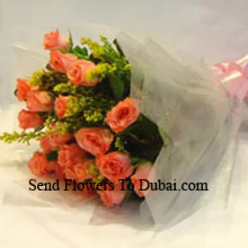 <b>Product Description</b><br><br>Bunch Of 18 Orange Roses With Seasonal Fillers<br><br><b>Delivery Information</b><br><br>* The design and packaging of the product can always vary and is subject to the availability of flowers and other products available at the time of delivery.<br><br>* The "Time selected is treated as a preference/request and is not a fixed time for delivery". We only guarantee delivery on a "Specified Date" and not within a specified "Time Frame".