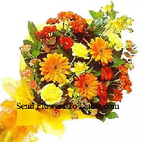 <b>Product Description</b><br><br>Bunch Of Assorted Flowers<br><br><b>Delivery Information</b><br><br>* The design and packaging of the product can always vary and is subject to the availability of flowers and other products available at the time of delivery.<br><br>* The "Time selected is treated as a preference/request and is not a fixed time for delivery". We only guarantee delivery on a "Specified Date" and not within a specified "Time Frame".