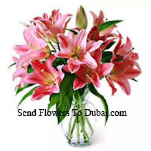 <b>Product Description</b><br><br>Lilies In A Vase<br><br><b>Delivery Information</b><br><br>* The design and packaging of the product can always vary and is subject to the availability of flowers and other products available at the time of delivery.<br><br>* The "Time selected is treated as a preference/request and is not a fixed time for delivery". We only guarantee delivery on a "Specified Date" and not within a specified "Time Frame".