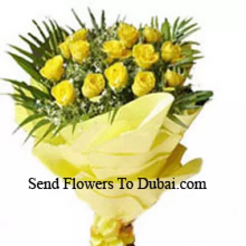 <b>Product Description</b><br><br>Bunch Of 15 Yellow Roses<br><br><b>Delivery Information</b><br><br>* The design and packaging of the product can always vary and is subject to the availability of flowers and other products available at the time of delivery.<br><br>* The "Time selected is treated as a preference/request and is not a fixed time for delivery". We only guarantee delivery on a "Specified Date" and not within a specified "Time Frame".