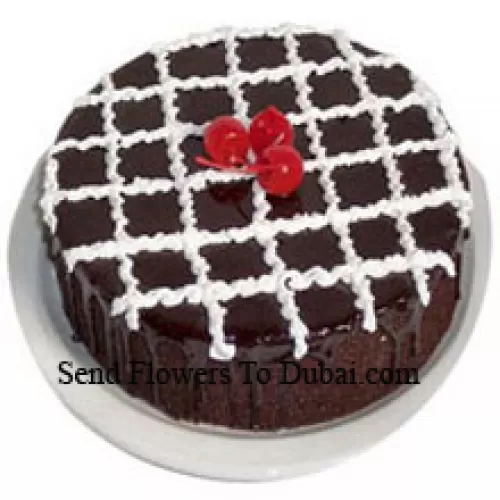 <b>Product Description</b><br><br>1/2 Kg (1.1 Lbs) Chocolate Cake<br><br><b>Delivery Information</b><br><br>* The design and packaging of the product can always vary and is subject to the availability of flowers and other products available at the time of delivery.<br><br>* The "Time selected is treated as a preference/request and is not a fixed time for delivery". We only guarantee delivery on a "Specified Date" and not within a specified "Time Frame".